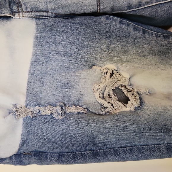 Venus Patchwork Straight Legged Jeans - Picture 3 of 9